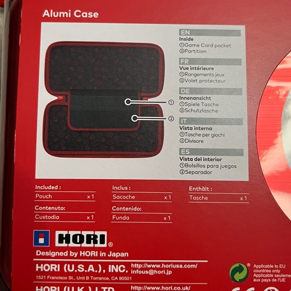 NWT - Hori Nintendo Switch Super Mario Aluminum Heavy Duty Case - Picture 4 of 7